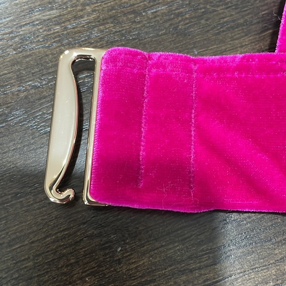 HOT PINK Velvet Bra - Picture 4 of 4